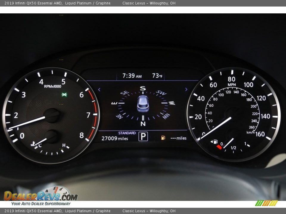 2019 Infiniti QX50 Essential AWD Gauges Photo #8