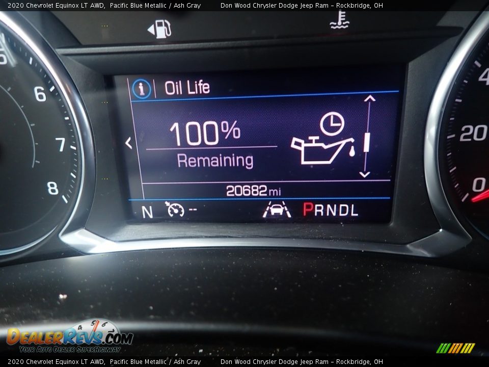 2020 Chevrolet Equinox LT AWD Pacific Blue Metallic / Ash Gray Photo #9