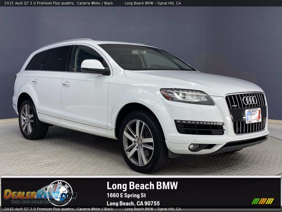 2015 Audi Q7 3.0 Premium Plus quattro Cararra White / Black Photo #1