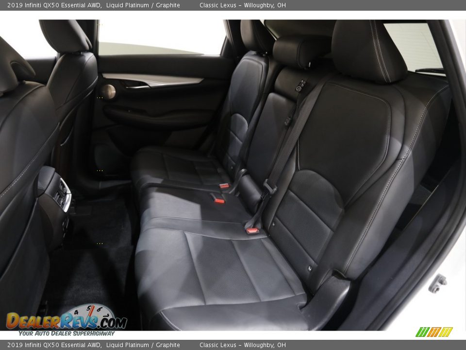 Rear Seat of 2019 Infiniti QX50 Essential AWD Photo #21