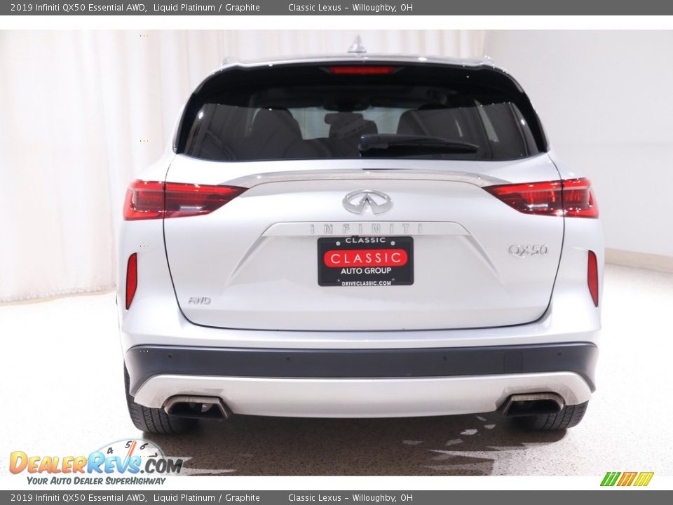 2019 Infiniti QX50 Essential AWD Liquid Platinum / Graphite Photo #22