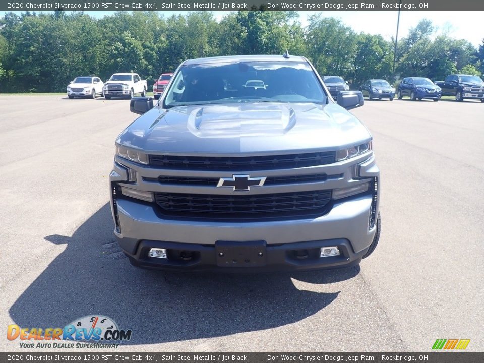 2020 Chevrolet Silverado 1500 RST Crew Cab 4x4 Satin Steel Metallic / Jet Black Photo #3