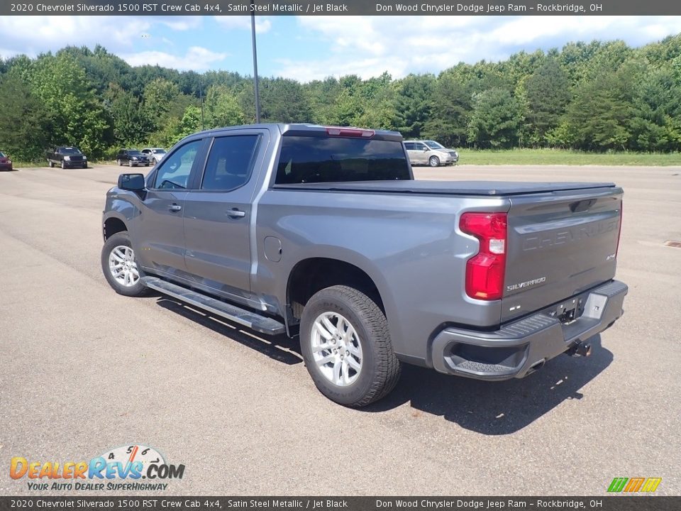 2020 Chevrolet Silverado 1500 RST Crew Cab 4x4 Satin Steel Metallic / Jet Black Photo #6