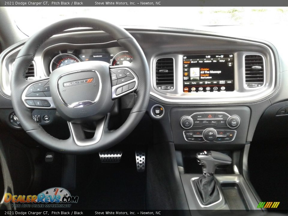 2021 Dodge Charger GT Pitch Black / Black Photo #18