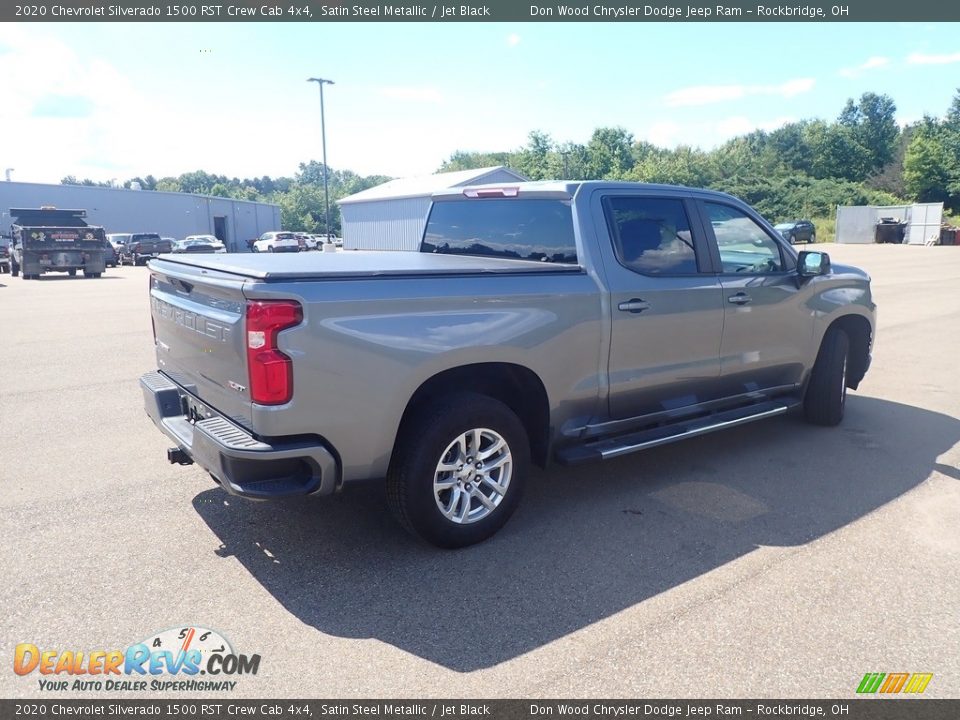 2020 Chevrolet Silverado 1500 RST Crew Cab 4x4 Satin Steel Metallic / Jet Black Photo #8