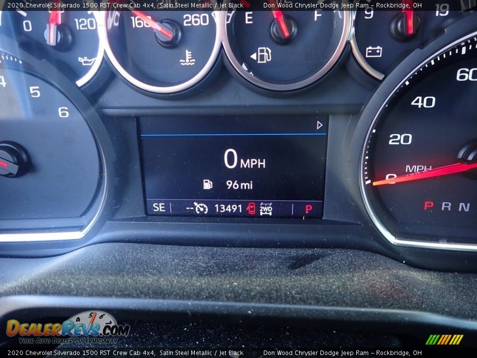 2020 Chevrolet Silverado 1500 RST Crew Cab 4x4 Satin Steel Metallic / Jet Black Photo #9