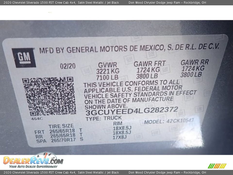2020 Chevrolet Silverado 1500 RST Crew Cab 4x4 Satin Steel Metallic / Jet Black Photo #10