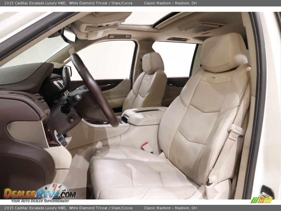 2015 Cadillac Escalade Luxury 4WD White Diamond Tricoat / Shale/Cocoa Photo #5