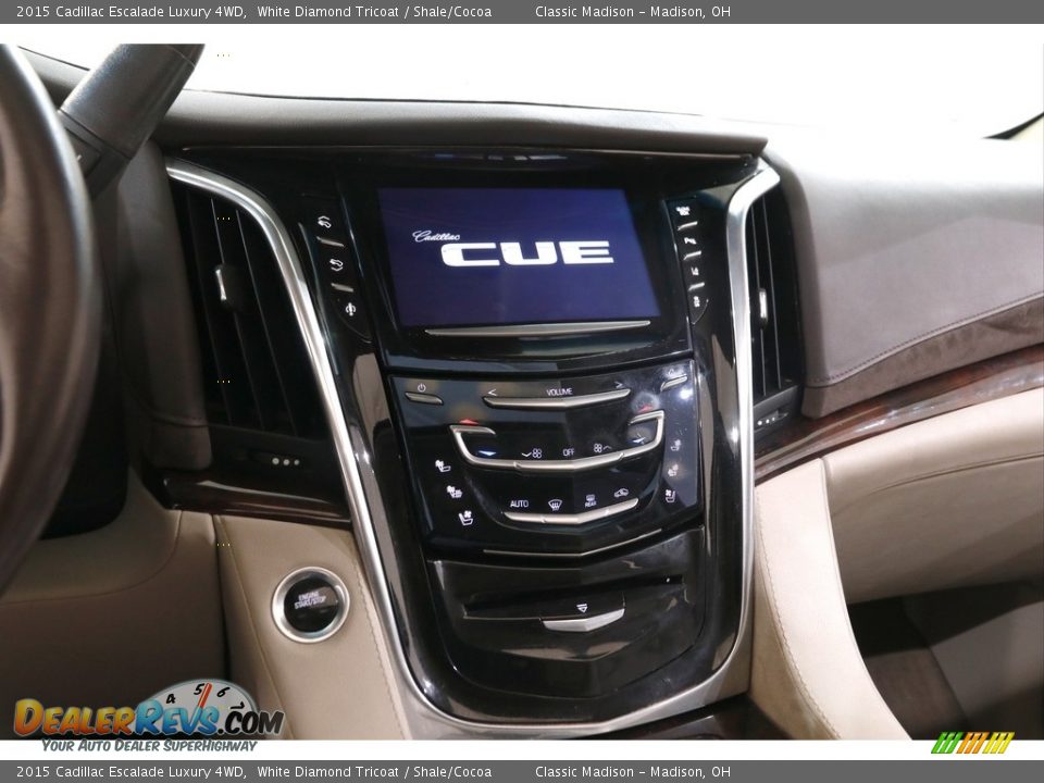 2015 Cadillac Escalade Luxury 4WD White Diamond Tricoat / Shale/Cocoa Photo #9