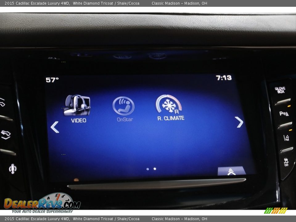2015 Cadillac Escalade Luxury 4WD White Diamond Tricoat / Shale/Cocoa Photo #11