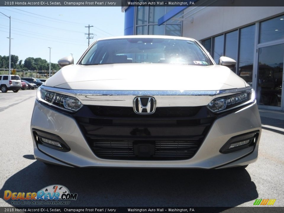 2018 Honda Accord EX-L Sedan Champagne Frost Pearl / Ivory Photo #4