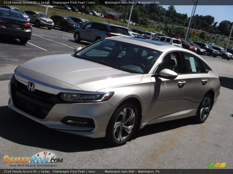 2018 Honda Accord EX-L Sedan Champagne Frost Pearl / Ivory Photo #5