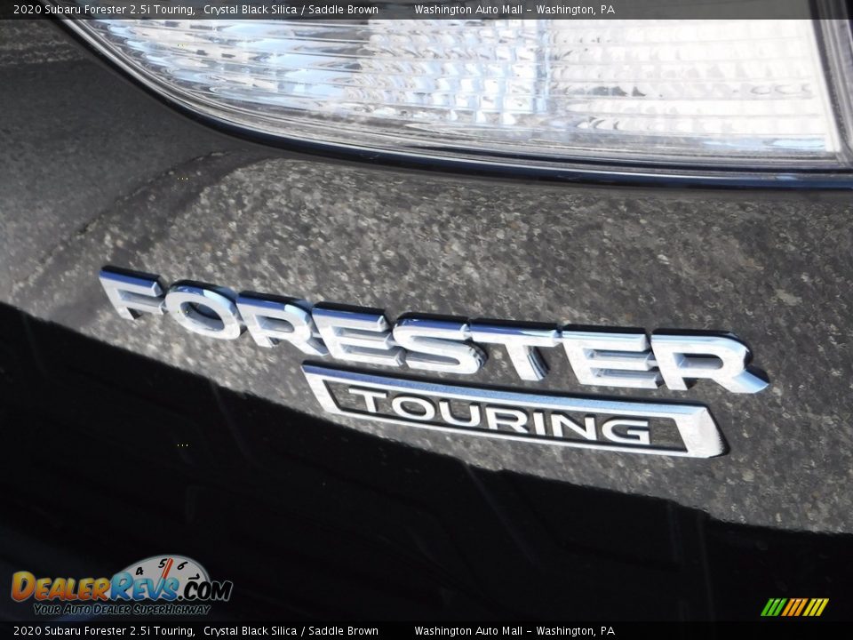 2020 Subaru Forester 2.5i Touring Crystal Black Silica / Saddle Brown Photo #10