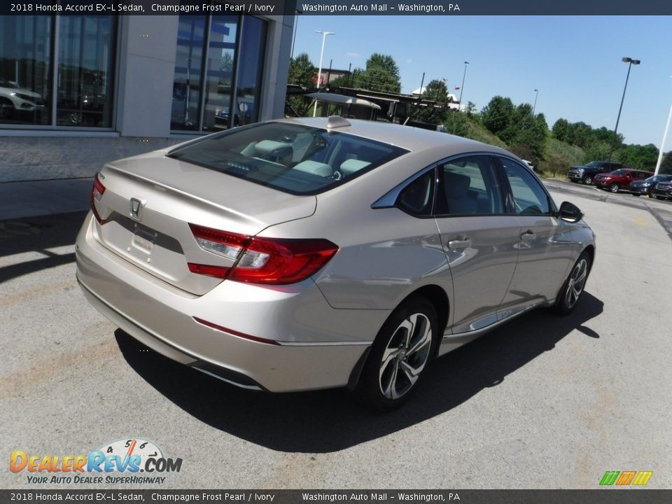 2018 Honda Accord EX-L Sedan Champagne Frost Pearl / Ivory Photo #9
