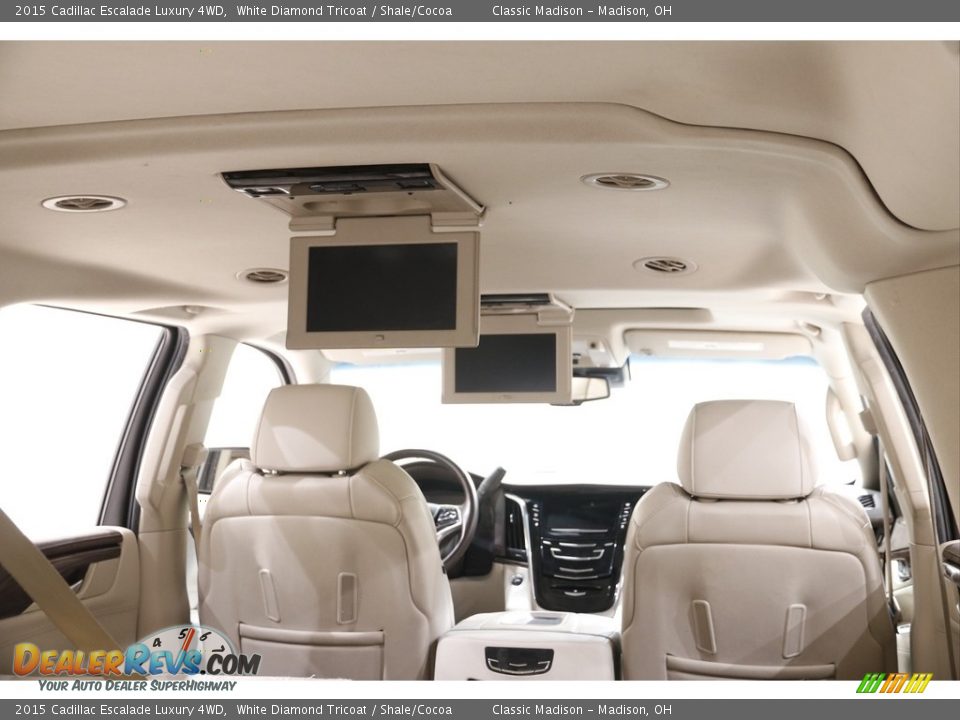 2015 Cadillac Escalade Luxury 4WD White Diamond Tricoat / Shale/Cocoa Photo #21