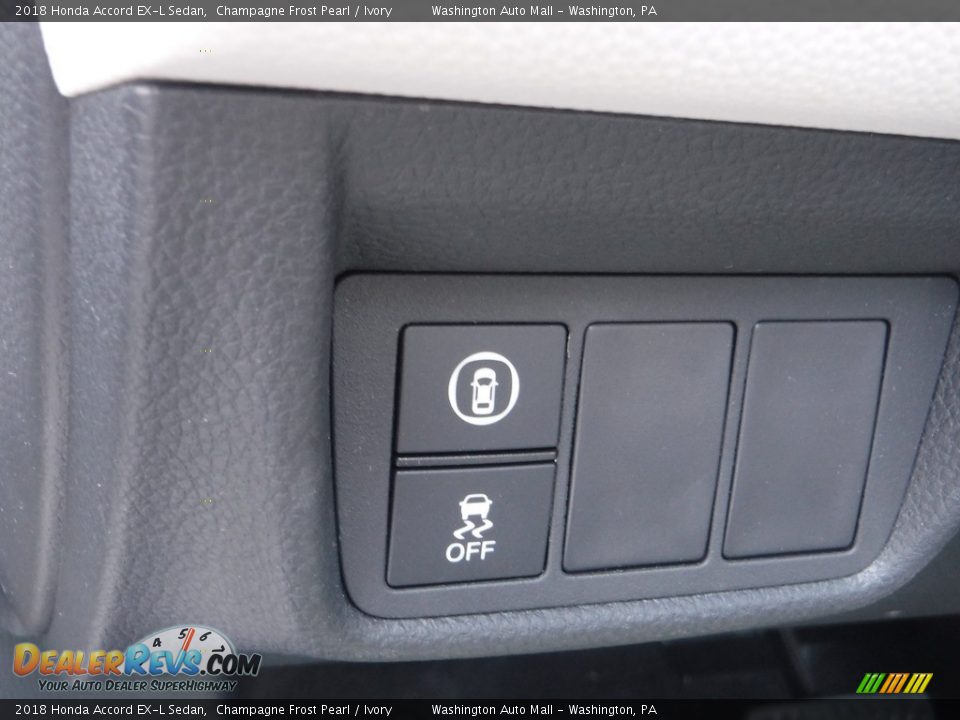 2018 Honda Accord EX-L Sedan Champagne Frost Pearl / Ivory Photo #12