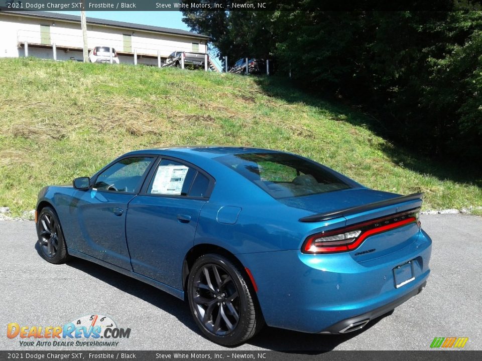 2021 Dodge Charger SXT Frostbite / Black Photo #8