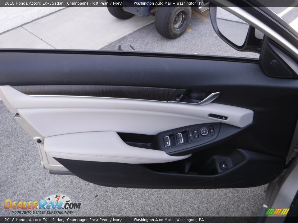 2018 Honda Accord EX-L Sedan Champagne Frost Pearl / Ivory Photo #13