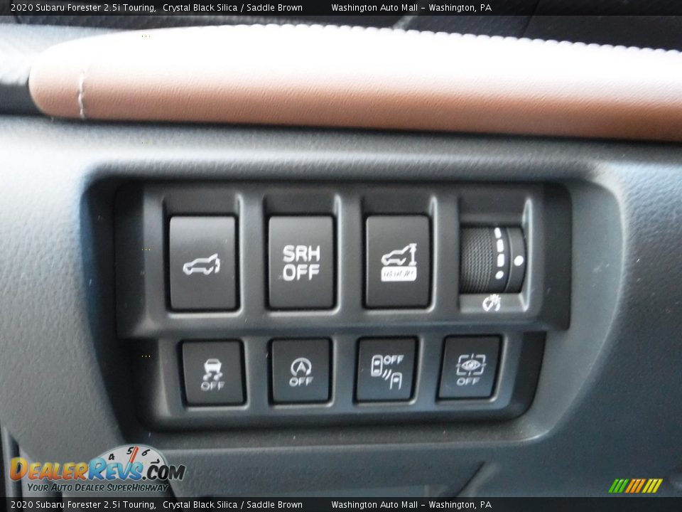 2020 Subaru Forester 2.5i Touring Crystal Black Silica / Saddle Brown Photo #16