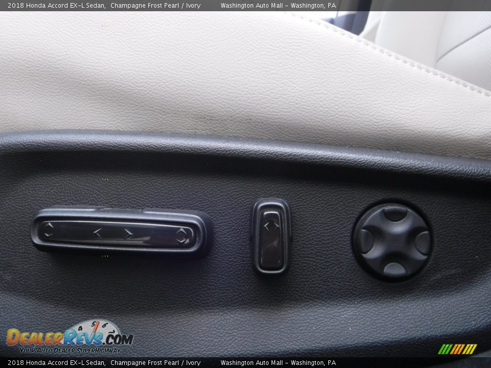 2018 Honda Accord EX-L Sedan Champagne Frost Pearl / Ivory Photo #16