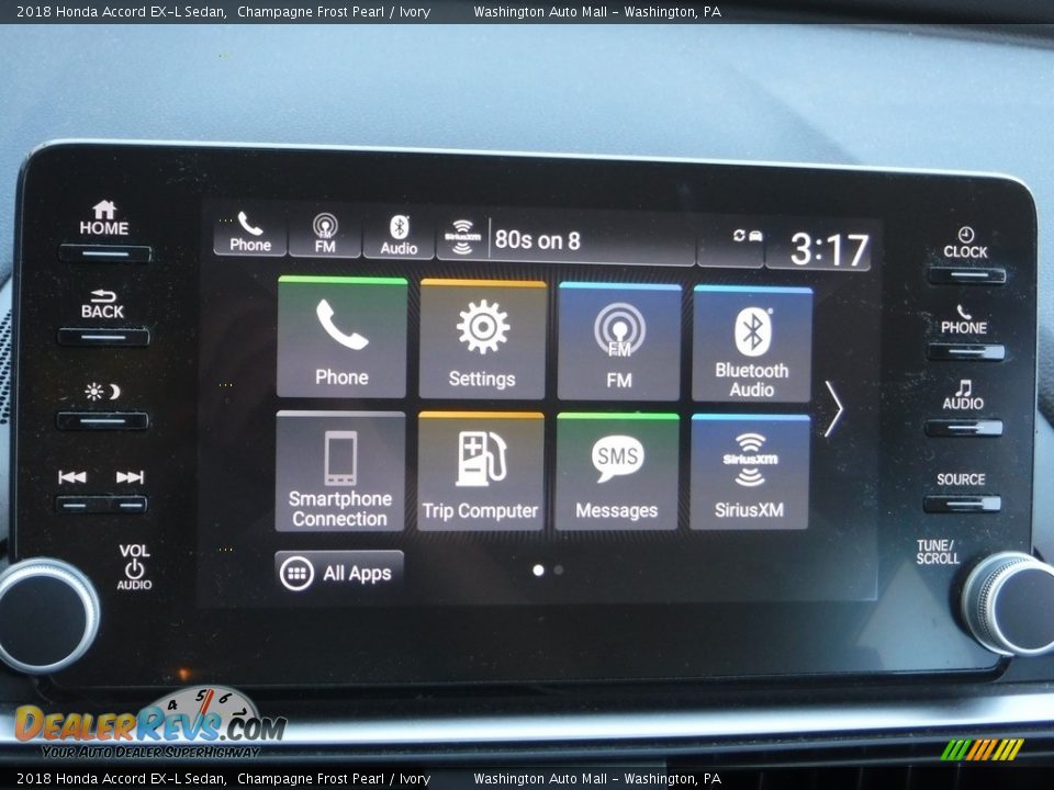 2018 Honda Accord EX-L Sedan Champagne Frost Pearl / Ivory Photo #19