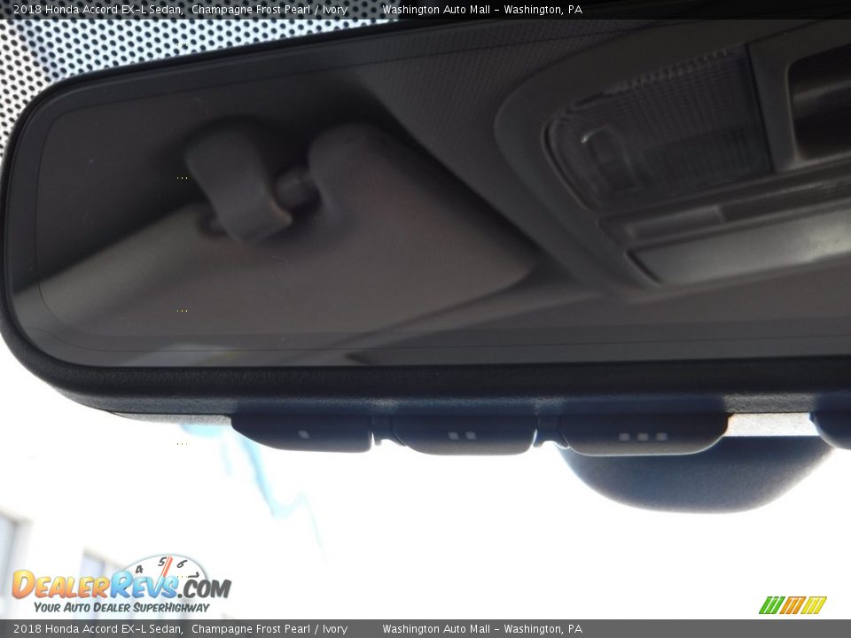 2018 Honda Accord EX-L Sedan Champagne Frost Pearl / Ivory Photo #22