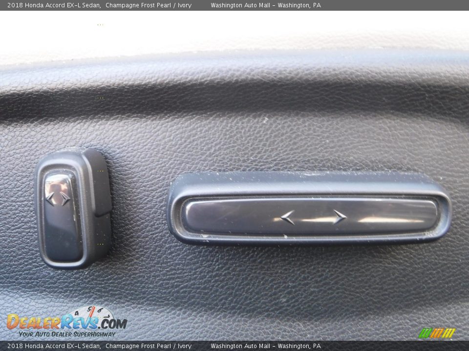 2018 Honda Accord EX-L Sedan Champagne Frost Pearl / Ivory Photo #27