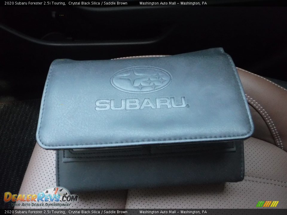 2020 Subaru Forester 2.5i Touring Crystal Black Silica / Saddle Brown Photo #35