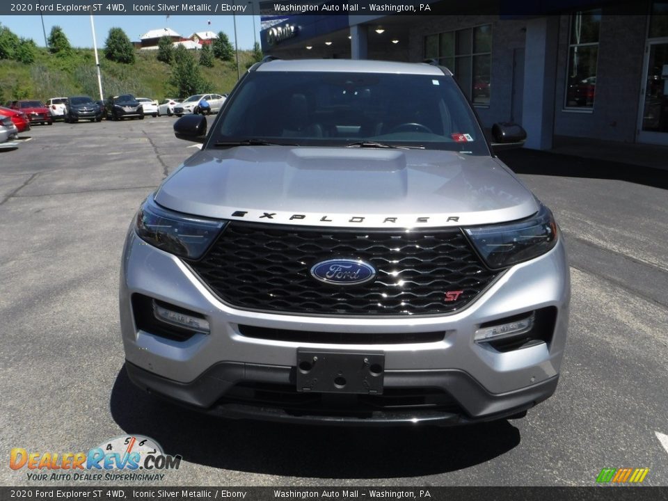 2020 Ford Explorer ST 4WD Iconic Silver Metallic / Ebony Photo #4