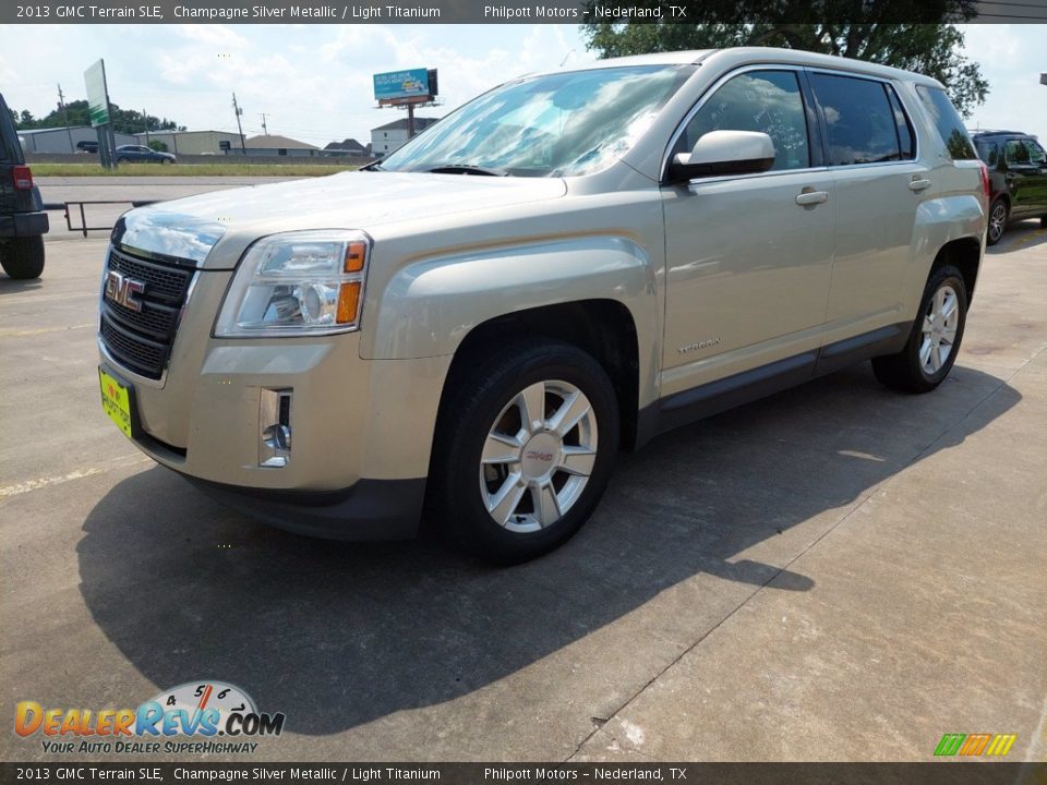 2013 GMC Terrain SLE Champagne Silver Metallic / Light Titanium Photo #3