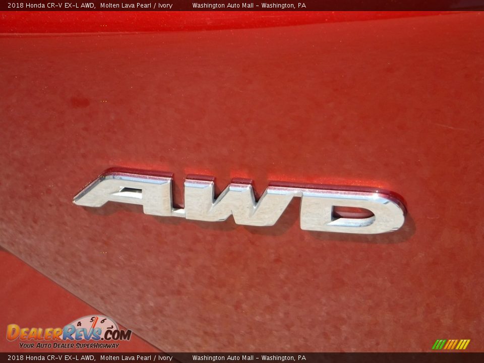 2018 Honda CR-V EX-L AWD Molten Lava Pearl / Ivory Photo #10