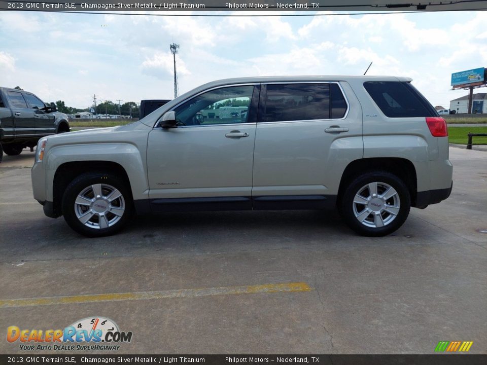 2013 GMC Terrain SLE Champagne Silver Metallic / Light Titanium Photo #4