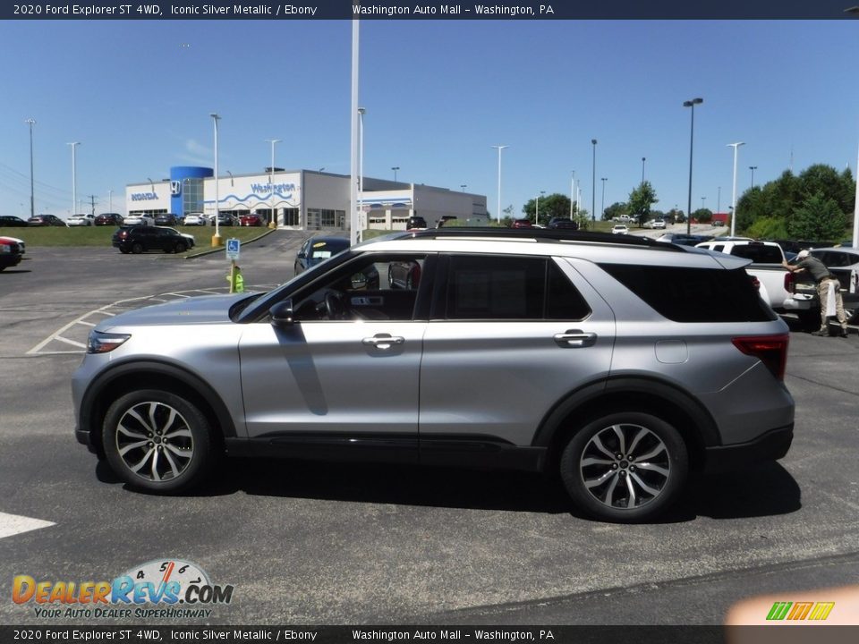 2020 Ford Explorer ST 4WD Iconic Silver Metallic / Ebony Photo #6