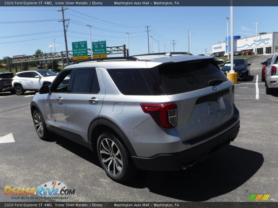 2020 Ford Explorer ST 4WD Iconic Silver Metallic / Ebony Photo #7