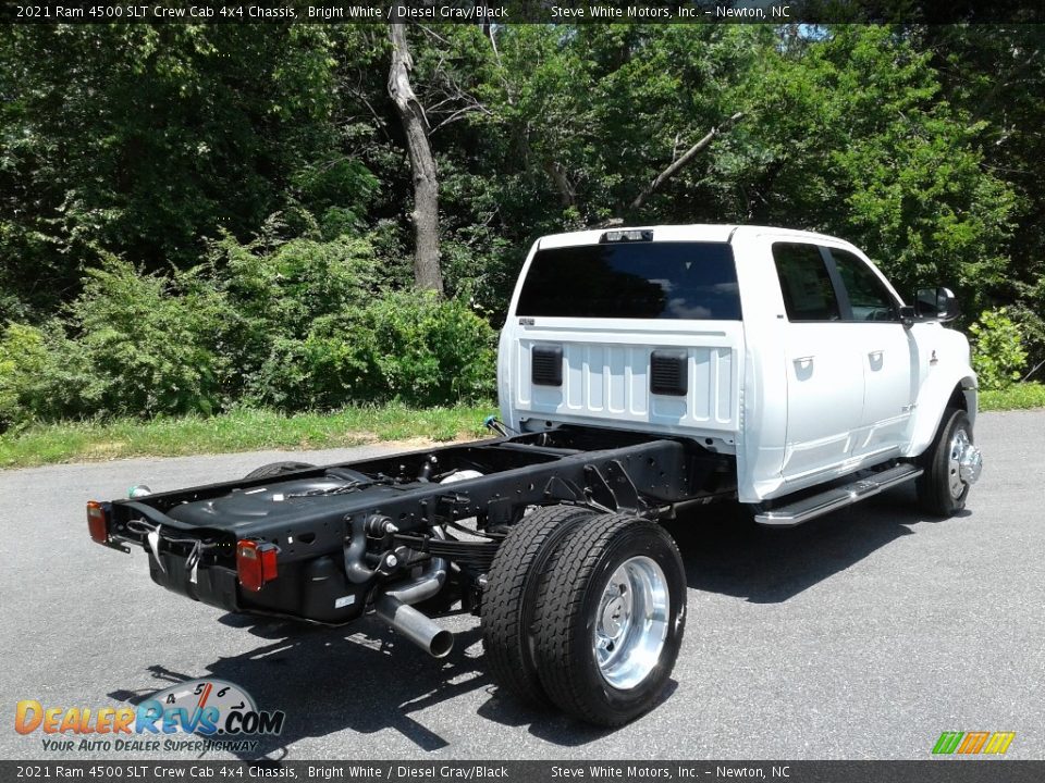 2021 Ram 4500 SLT Crew Cab 4x4 Chassis Bright White / Diesel Gray/Black Photo #6