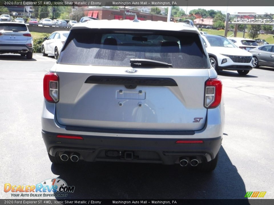 2020 Ford Explorer ST 4WD Iconic Silver Metallic / Ebony Photo #8