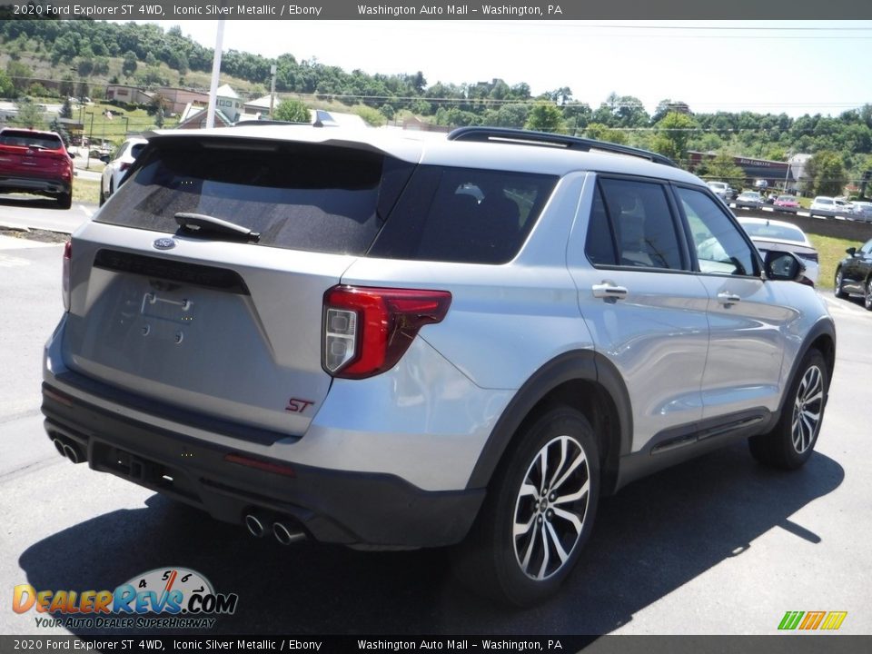 2020 Ford Explorer ST 4WD Iconic Silver Metallic / Ebony Photo #9