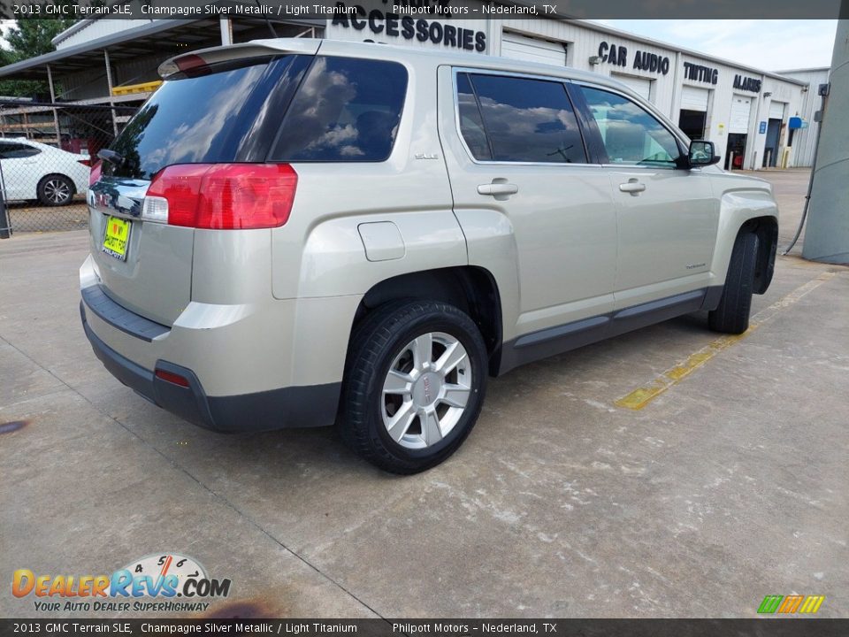 2013 GMC Terrain SLE Champagne Silver Metallic / Light Titanium Photo #7