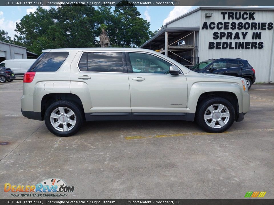 2013 GMC Terrain SLE Champagne Silver Metallic / Light Titanium Photo #8