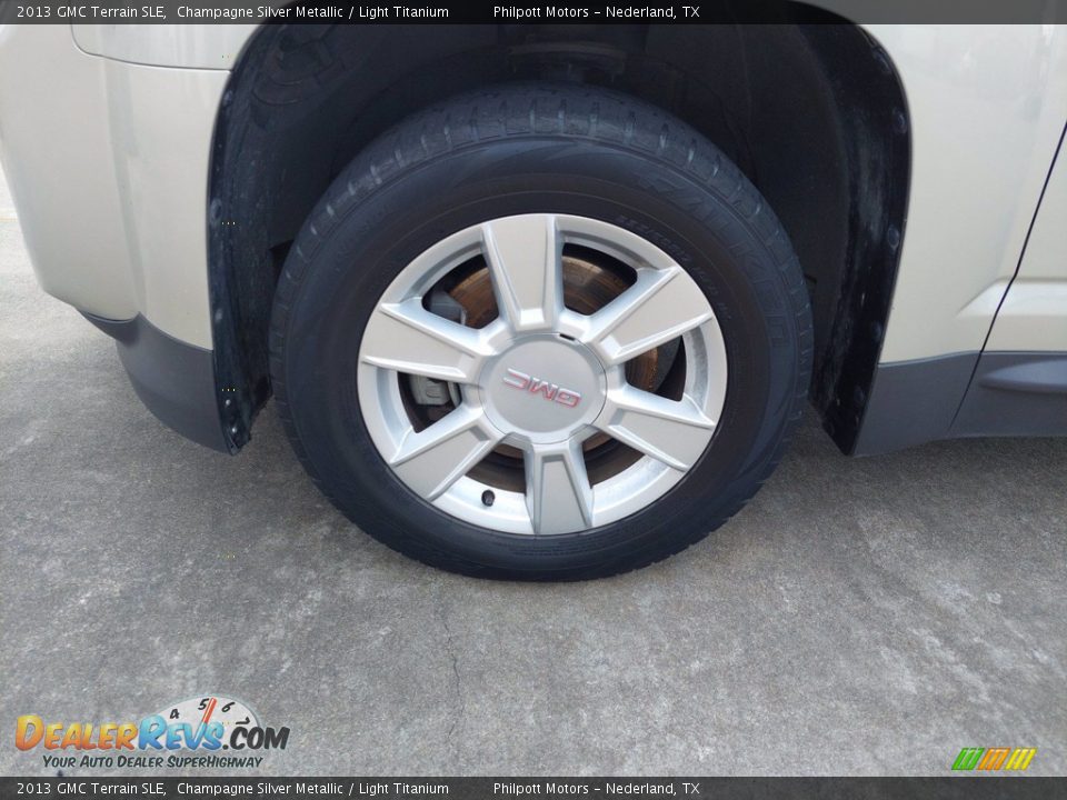 2013 GMC Terrain SLE Champagne Silver Metallic / Light Titanium Photo #9