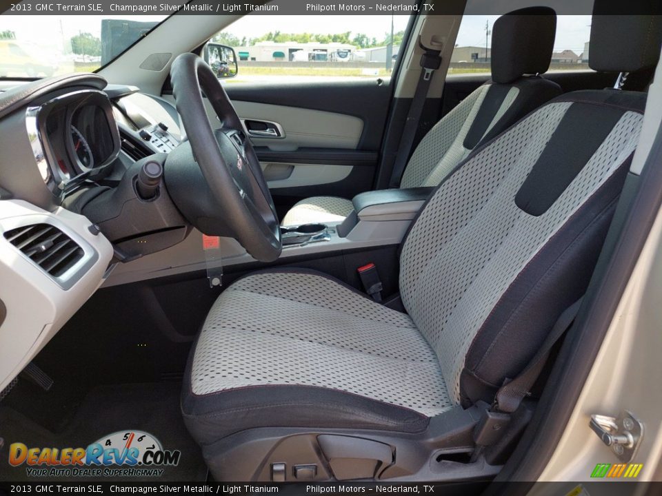 2013 GMC Terrain SLE Champagne Silver Metallic / Light Titanium Photo #10