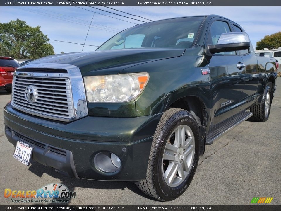 Front 3/4 View of 2013 Toyota Tundra Limited CrewMax Photo #3