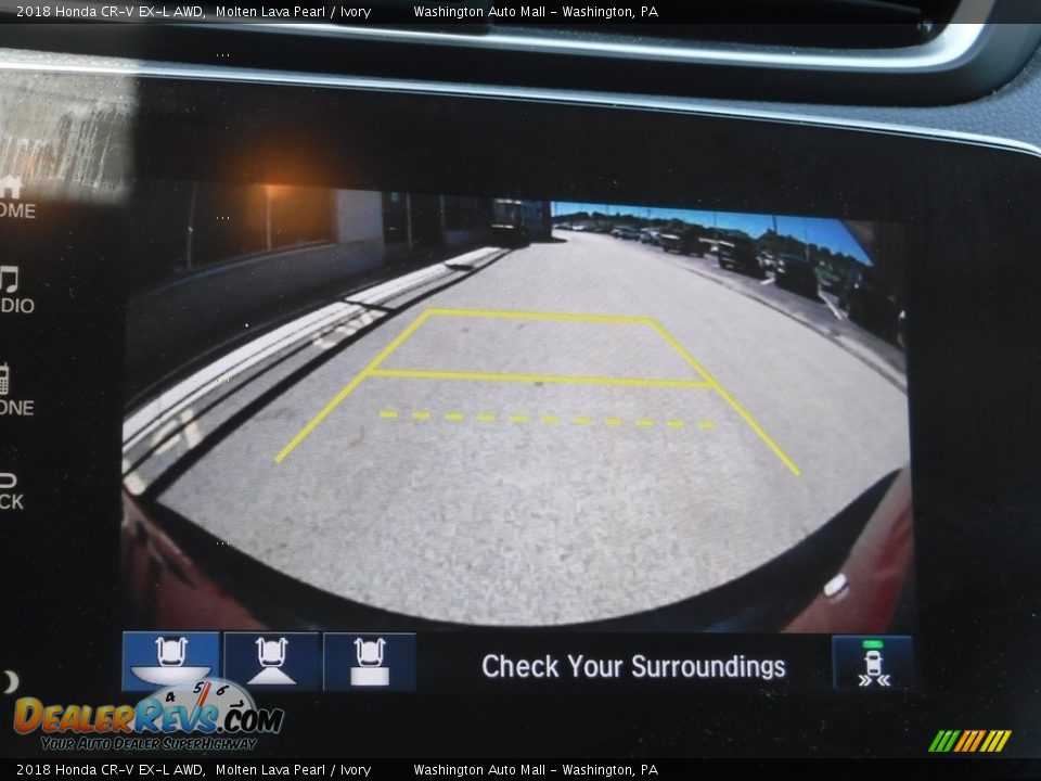 2018 Honda CR-V EX-L AWD Molten Lava Pearl / Ivory Photo #22