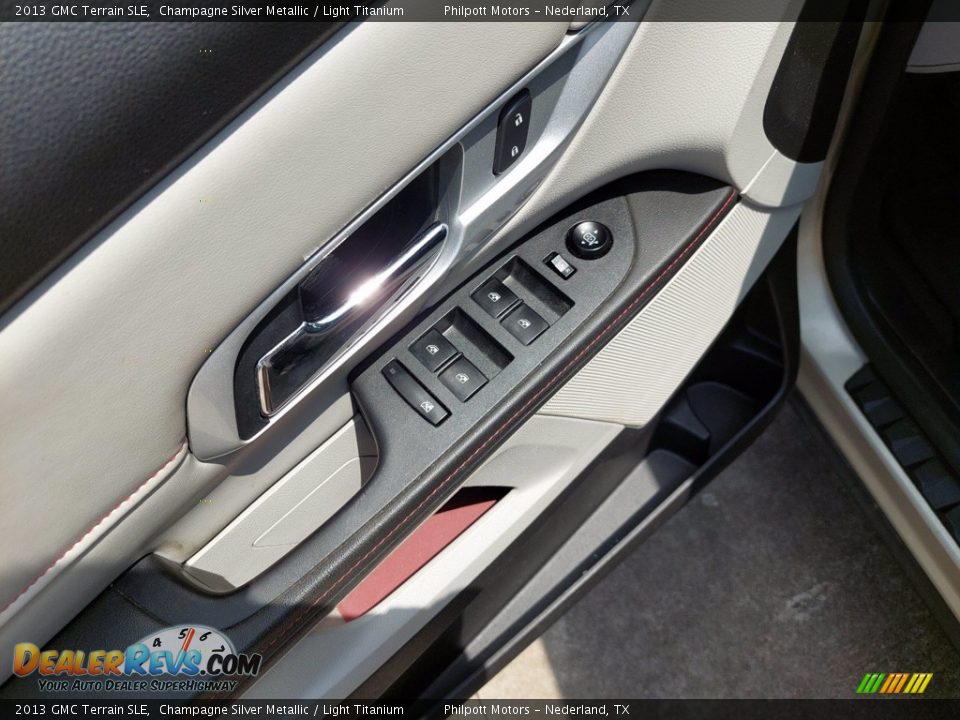 2013 GMC Terrain SLE Champagne Silver Metallic / Light Titanium Photo #14