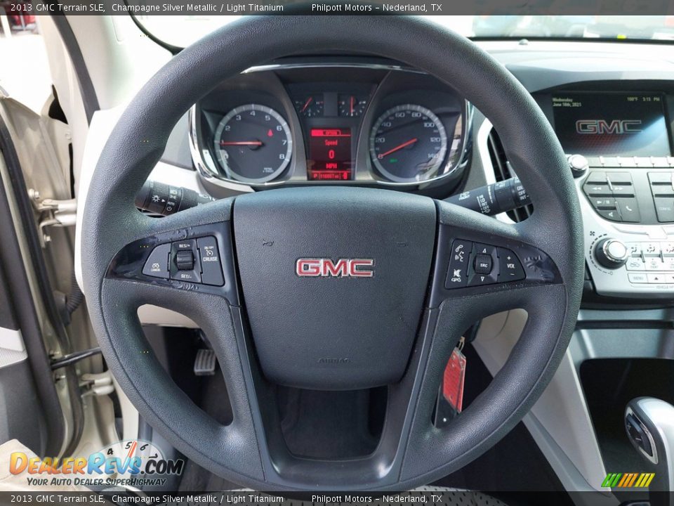 2013 GMC Terrain SLE Champagne Silver Metallic / Light Titanium Photo #15
