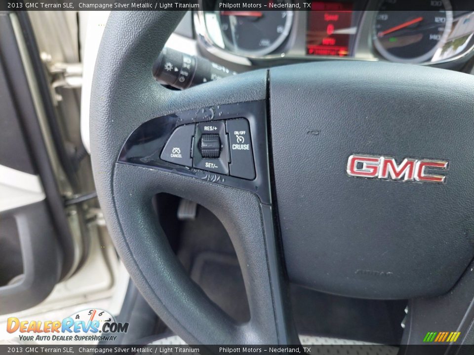 2013 GMC Terrain SLE Champagne Silver Metallic / Light Titanium Photo #16