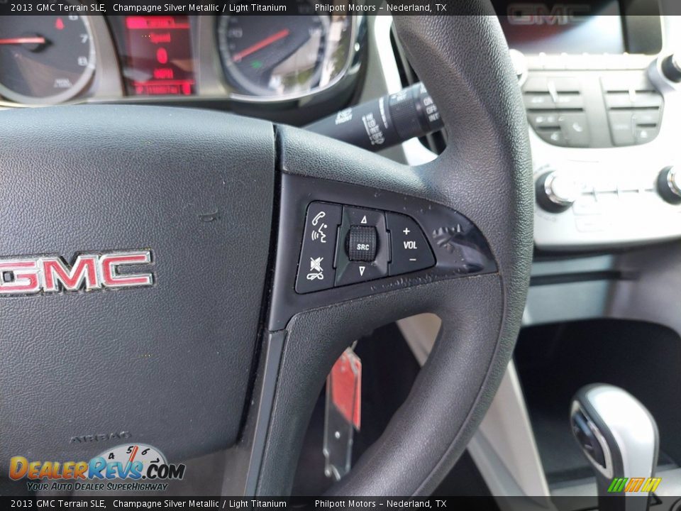 2013 GMC Terrain SLE Champagne Silver Metallic / Light Titanium Photo #17