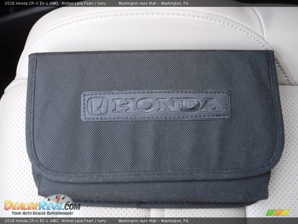 2018 Honda CR-V EX-L AWD Molten Lava Pearl / Ivory Photo #30