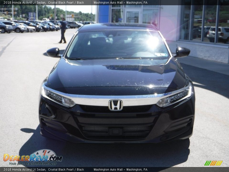 2018 Honda Accord LX Sedan Crystal Black Pearl / Black Photo #4