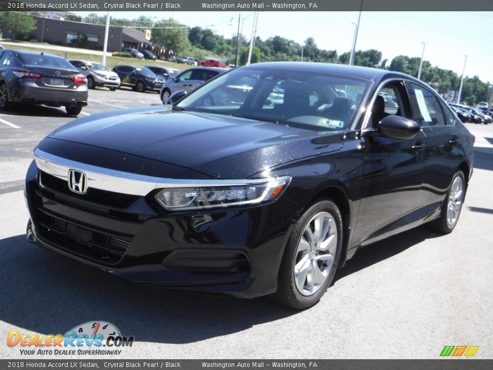 2018 Honda Accord LX Sedan Crystal Black Pearl / Black Photo #5